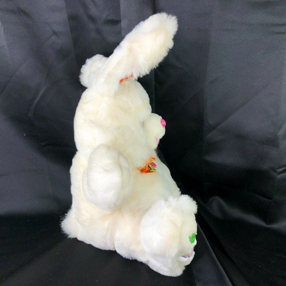TB Trading Easter Bunny Plush 14" Carrot Feet Dan Dee Hoppy Hopster - Picture 4 of 7
